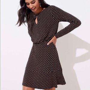 LOFT Dresses - Bloom Keyhole Flounce Dress LOFT Dresses - Bloom Keyhole Flounce Dress